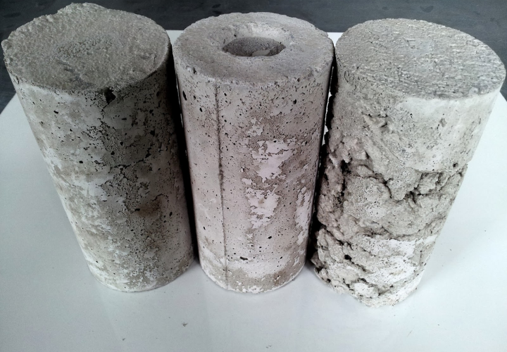 Corpo de Prova para Analise Estrutural de Concreto